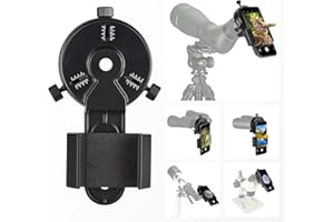 Celticbird Smartphone Scope Adapter- Phone Mount Working with Spotting Scopes& Binoculars& Monocular& Telescope& Microscope