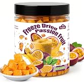 Fangkic Freeze Dried Passion Fruit 9oz, All Natural, No Sugar or Additives | Frozen Passion Fruit Tea, Tart Freeze Dried Fruit, for Cake, Drink, Baking, Yogurt, Travel
