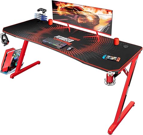 Jummico Gaming Desk 63 inch Computer Desk