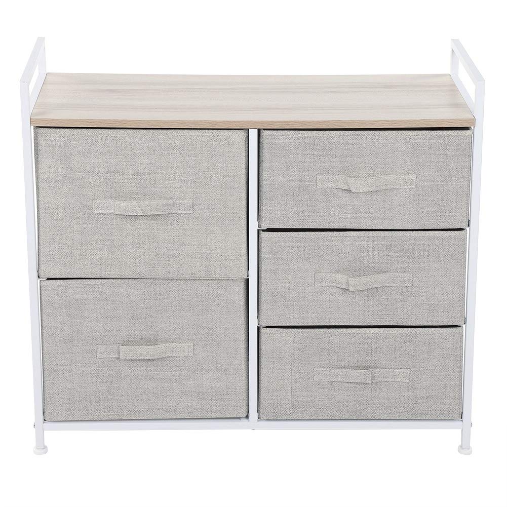 EBTOOLS Armario de Almacenamiento de Estructura de Hierro y 5 Cajones