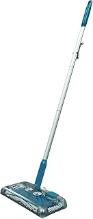 Black+Decker PSA115B-QW 3.6V, 1.5Ah Lithium Akku-Kehrbesen, Laufzeit 30 min, für kurzflorigen Teppiche und Hartböden, kabellos, beutelos, aufladbar, weiss, PSA115B, Acrylic, 300 milliliters