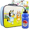 Disney Bluey Lunch Box Set - 5 Pc Bundle with Bluey Lunch Box with Stickers, Reusable Water Bottle, Stickers, and More | Bluey Lunch Bag School Supplies