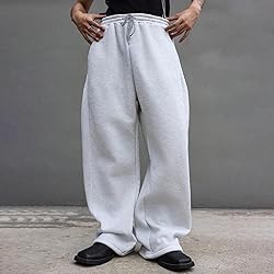 Baggy Sweatpants Men Wide Leg Sweats Pants Loose