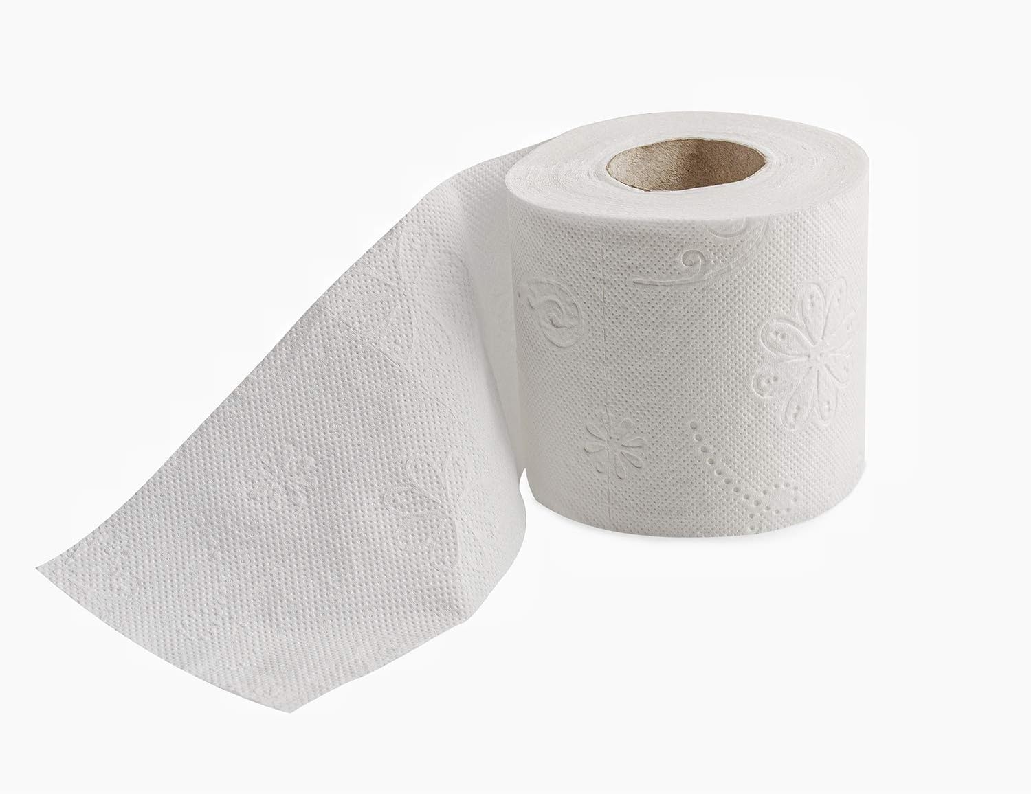 Mavi Beyaz Soft Toilet Paper 100% Cellulose- 12 Rolls/ Case , 2-Ply, White, 150 Sheets / Roll: Health & Personal Care