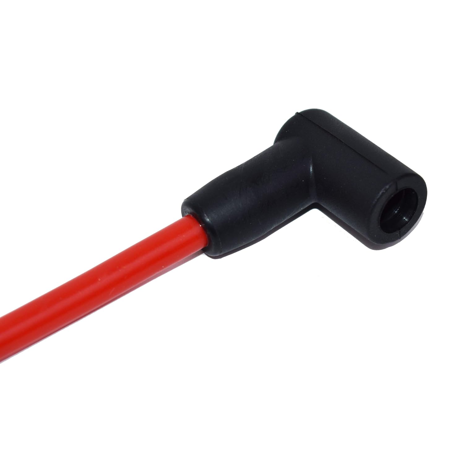 A-Team Performance Silicone Spark Plug Wires with Black 90 Degree Boot SBC Compatible with Chevy GMC Truck SUV Vortec 5.0L 5.7L 5700 350 1996-2003 Red 8.0mm: Industrial & Scientific