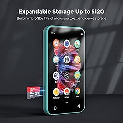 72GB WiFi Mp3 Player with Bluetooth, TIMMKOO
