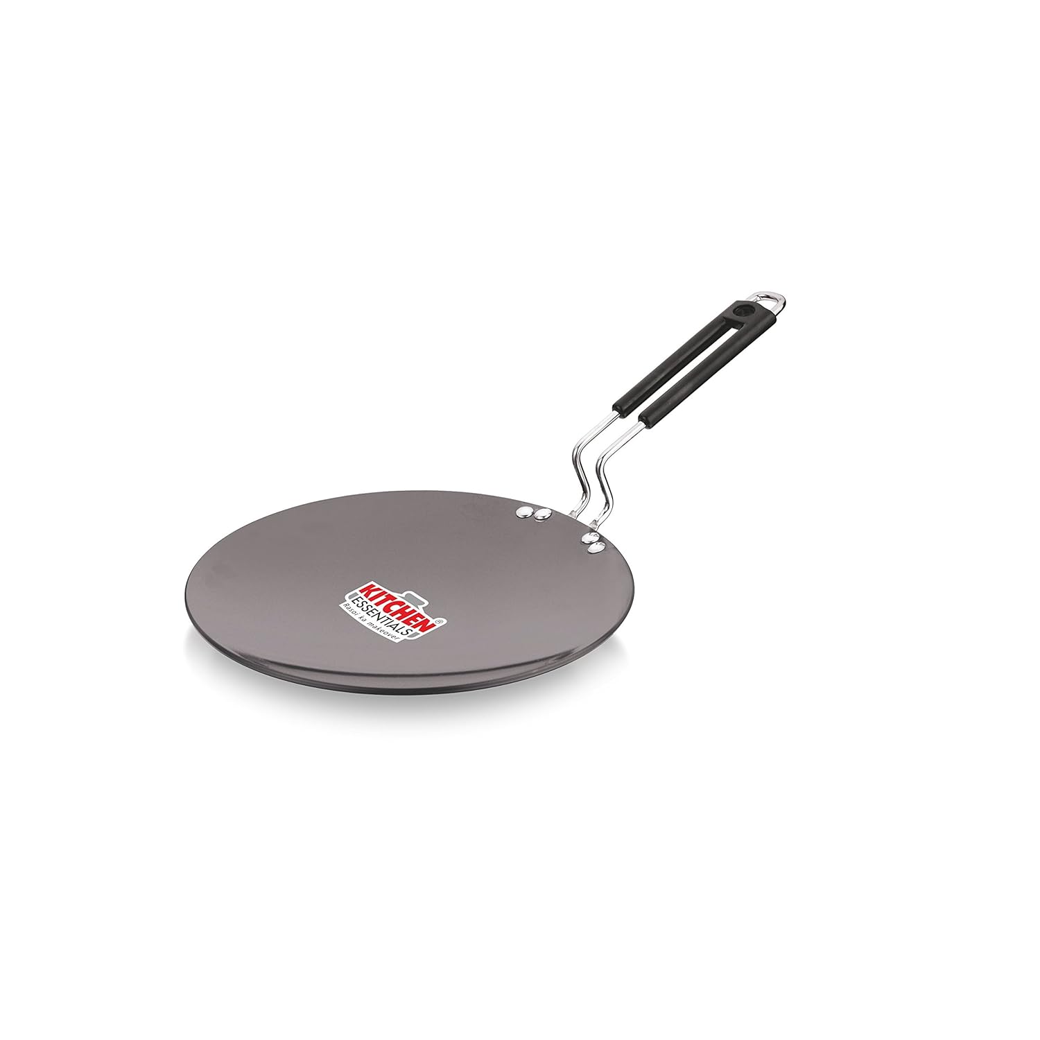 Buy Kitchen Essentials Induction Base Ceramic Tawa, 10 Inches, Silver