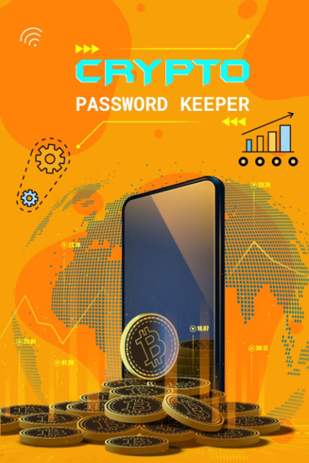 Crypto Password Keeper Instructional Crypto Ledger Notebook. Wallet