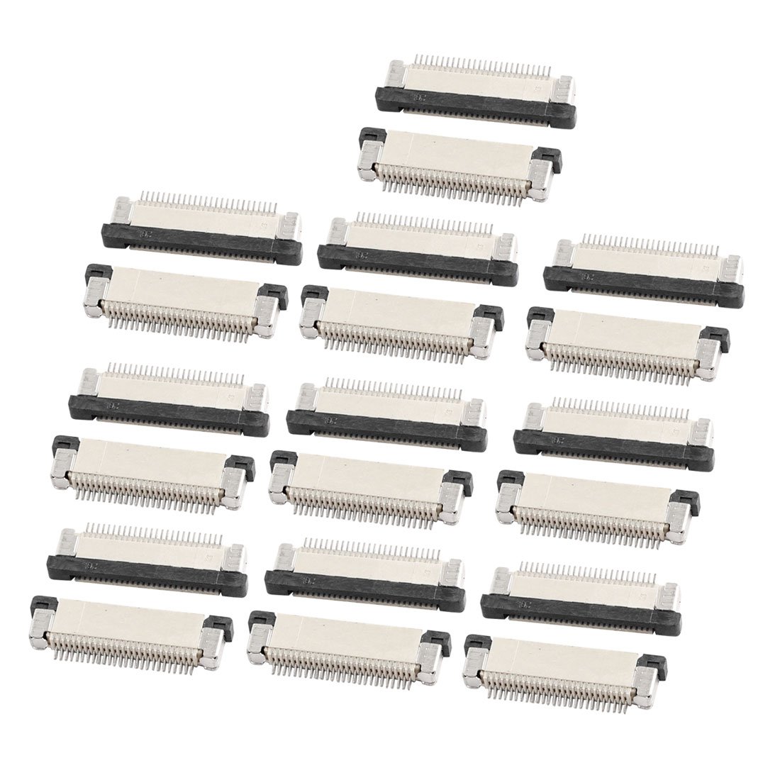 sourcing map Bottom Port 26Pin 0.5mm Pitch FFC FPC Ribbon Sockets Connector 20Pcs