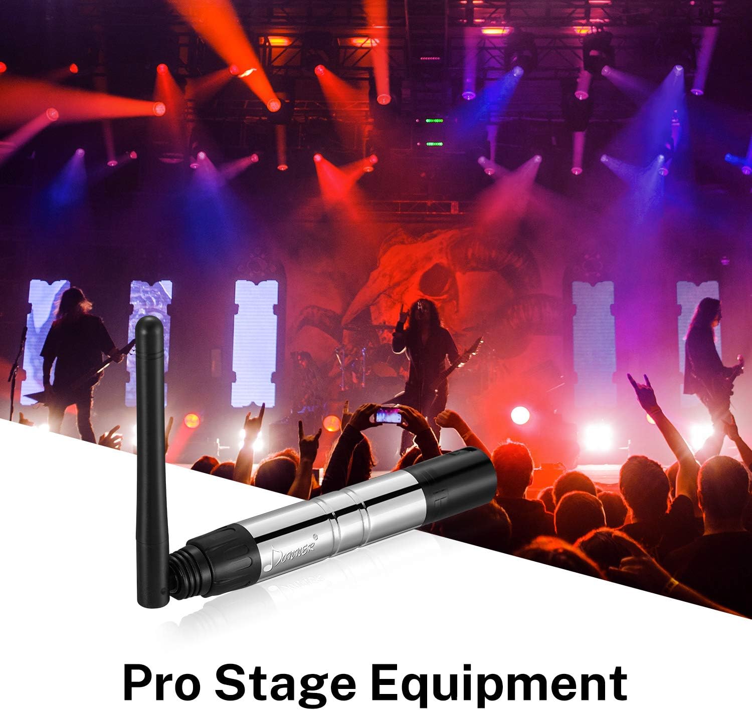 Donner 1PC DMX512 DMX Dfi DJ 2.4G Wireless Transmitter with Adapter: Musical Instruments