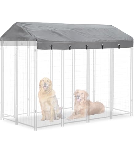 Outdoor Kennels For Large Dogs Lucky Dog 5W X 15L Black Kennel