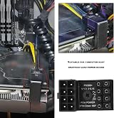 OTOTEC 3PCS ATX 8 Pin Male to Female 180 Degree Angle Adapter GPU Power view 3