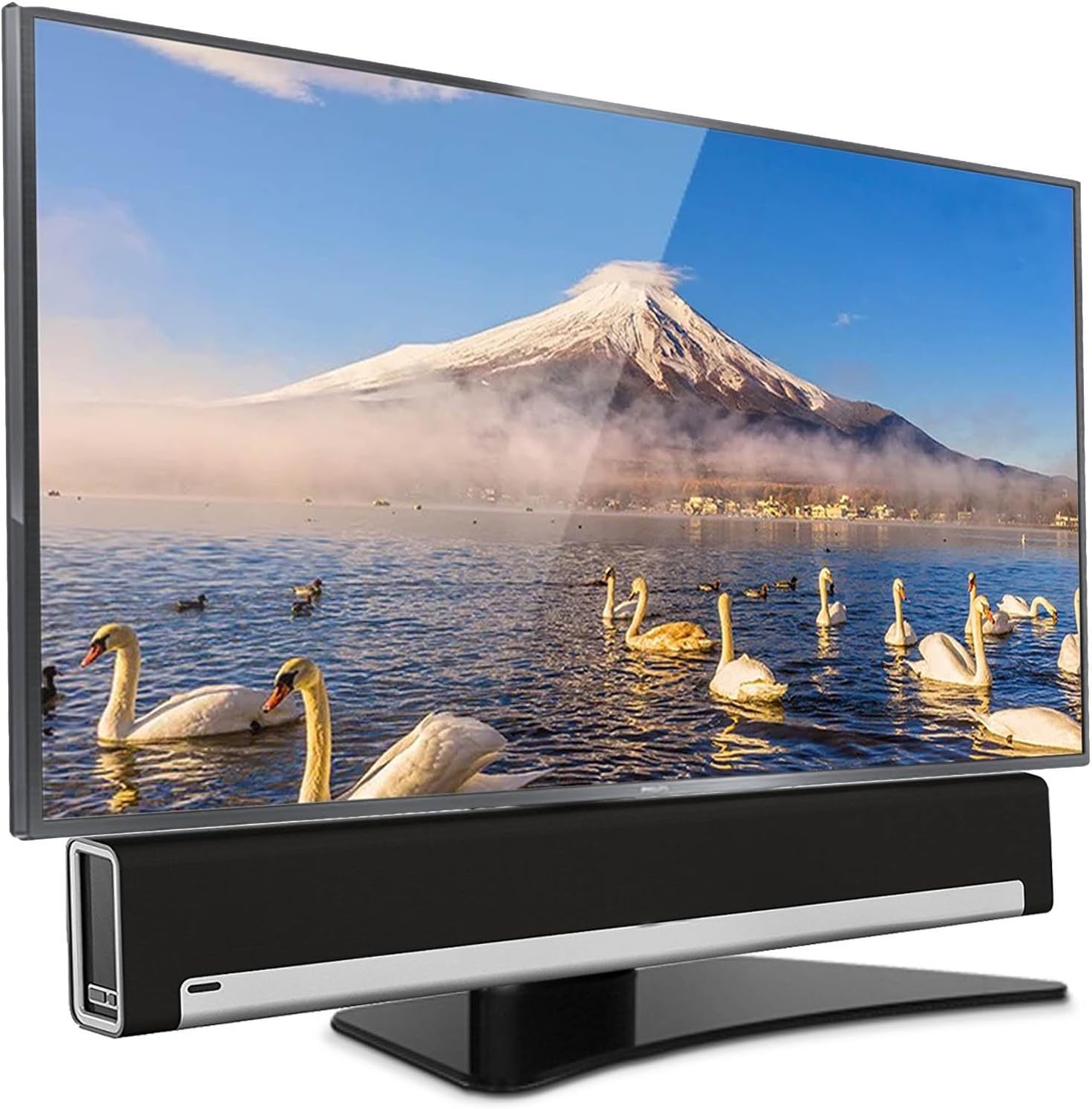 GrainBin! Strong Universal Swivel TV mount Table top TV Turntables TV table mount stand, tv table top mount, tv mount desk top VESA 7575 to 400x400, For up to 48" most TVs in dffierent brands