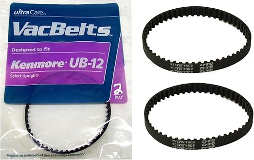 Amazon Com Ultracare Vacbelts Replacement For Ub 12 Vacuum Belt Pack Of 2 Household Vacuum Belts