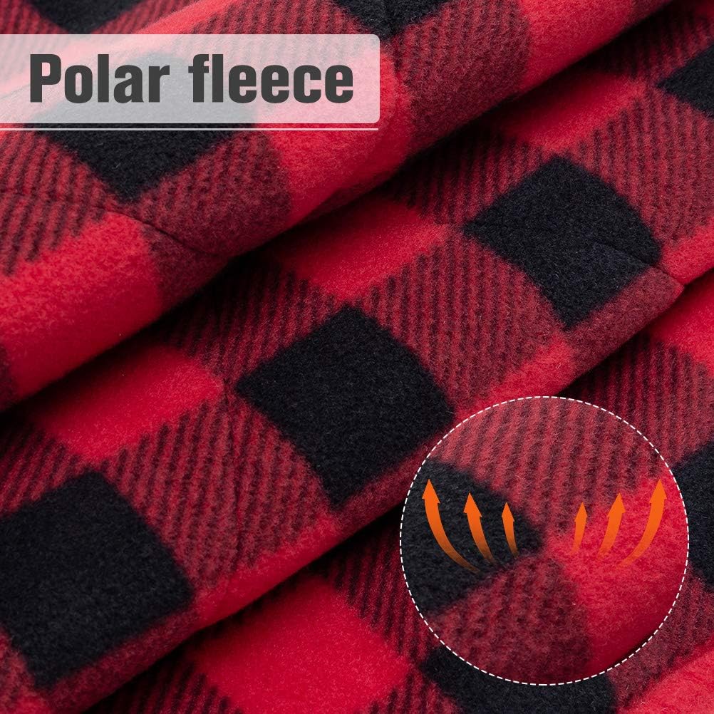PUPTECK Cat Self Heating Bed Mat - Cozy Self Warming Washable Pet Thermal Pad with Hang Loop, Anti Slip Sleeping Bed for Kitties Puppies Small Animals, Red : Pet Supplies