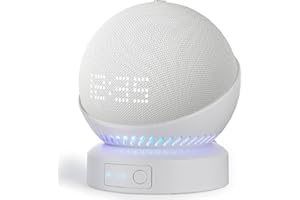 Liboer Battery Base for Echo dot 5th Generation Portable Echo Dot 4th Generation and Homepod Mini Battery Stand Accessories， not Including The Speaker(White)