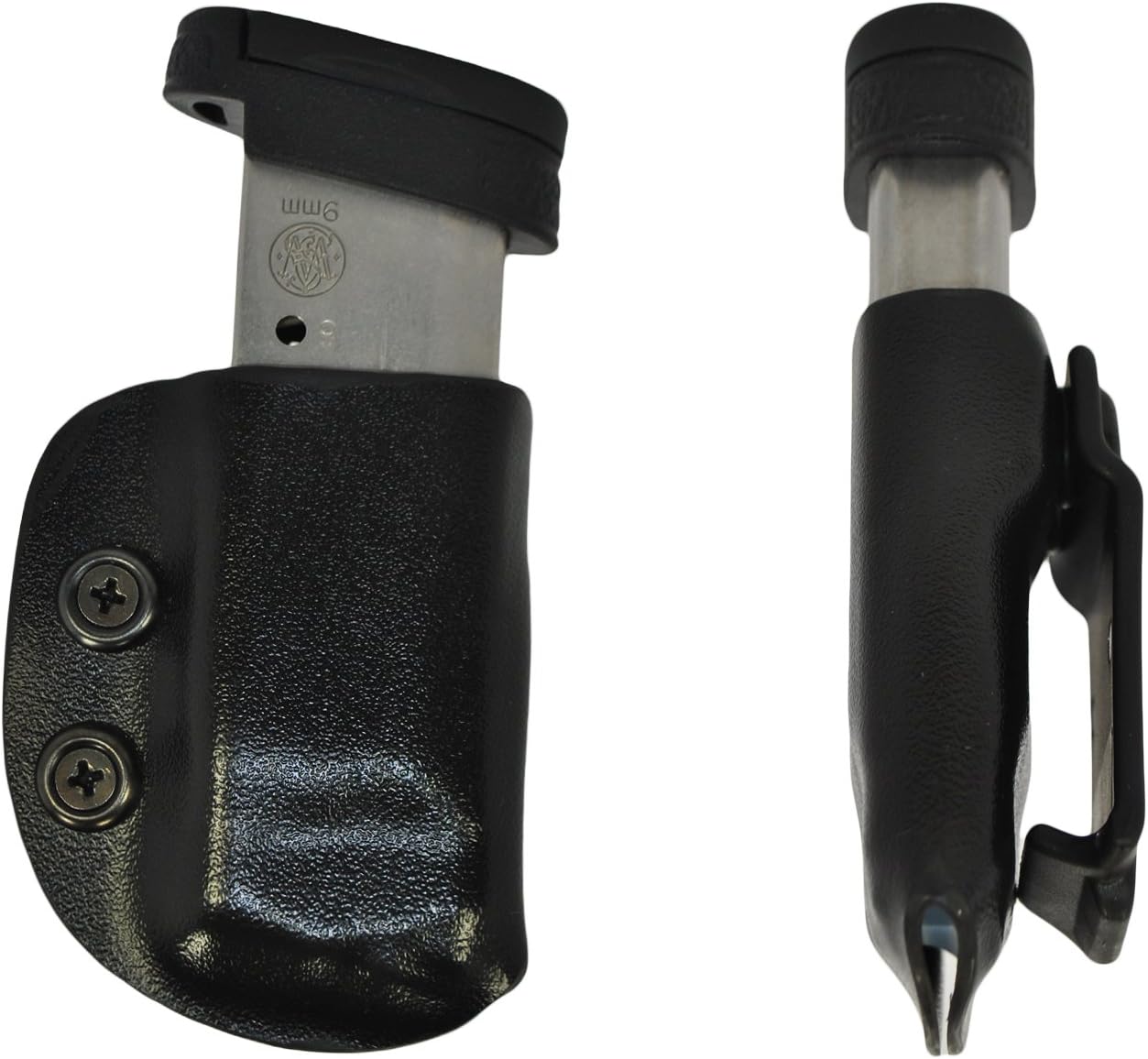 Black Jacket Holster Kydex IWB Mag Pouch Magazine Carrier Holster Black Glock S&W Springfield XDS