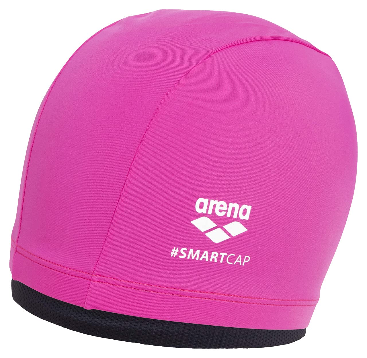 Photo 1 of Arena Unisex Adult Smartcap Extra Soft Swim Cap for Fitness Swimmers Two-in-One Headcover for Long Hair, One Size Fits Most, Fuchsia