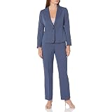 Le Suit Women's Petite Eyelet Jacquard 3 Bttn Petal Collar