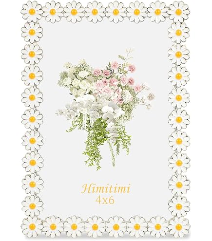 Amazon.com - Xshelley 5x7 inch Exquisite Small Daisy Metal Photo