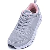 MAFEKE Womens Wide Toe Box Walking Shoes Arch Support Orthotic Shoes Tennis Gym Fashion Sneakers for Swelling Bunion Plantar Fasciitis US 6-11