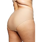 STRAWBERRY WEEKS LEAKPROOF2.0 Seamless Mid Waist Brief Period Underwear for Women and Teens | Period Panties Holds 6 Tampons | Leak Proof Incontinence Underwear (S/M, Beige)