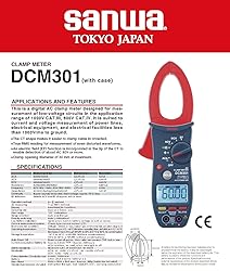 GuliTech Japan Sanwa DCM301 AC Clamp Meters Low