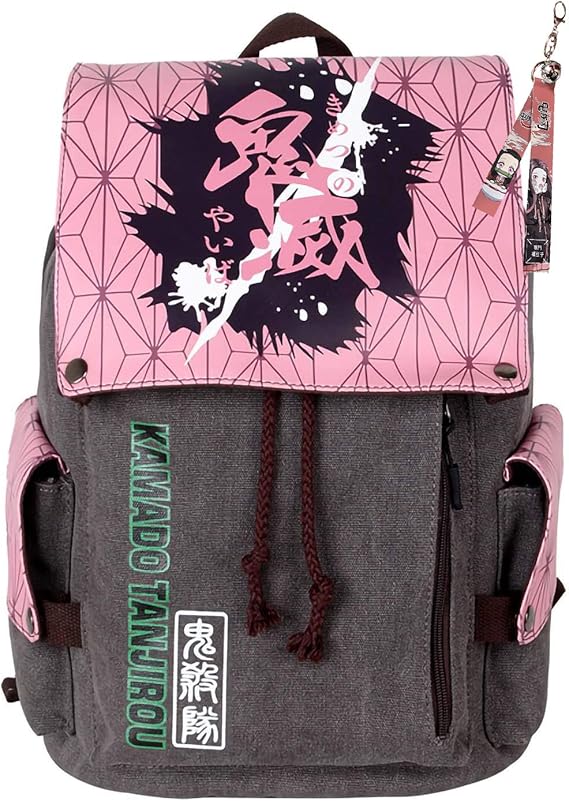 Demon Slayer Mochila Anime Laptop Mochilas Estudiantes Escuela De 