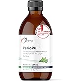 Designs for Health PerioPull - Pulling Oil for Teeth and Gums, Fresh Breath - Oil Pull with MCT Coconut Oil, GG, Bromelain & Coenzyme Q10 to Support Oral Health - Fresh Mint Flavor Oral Rinse (8oz)