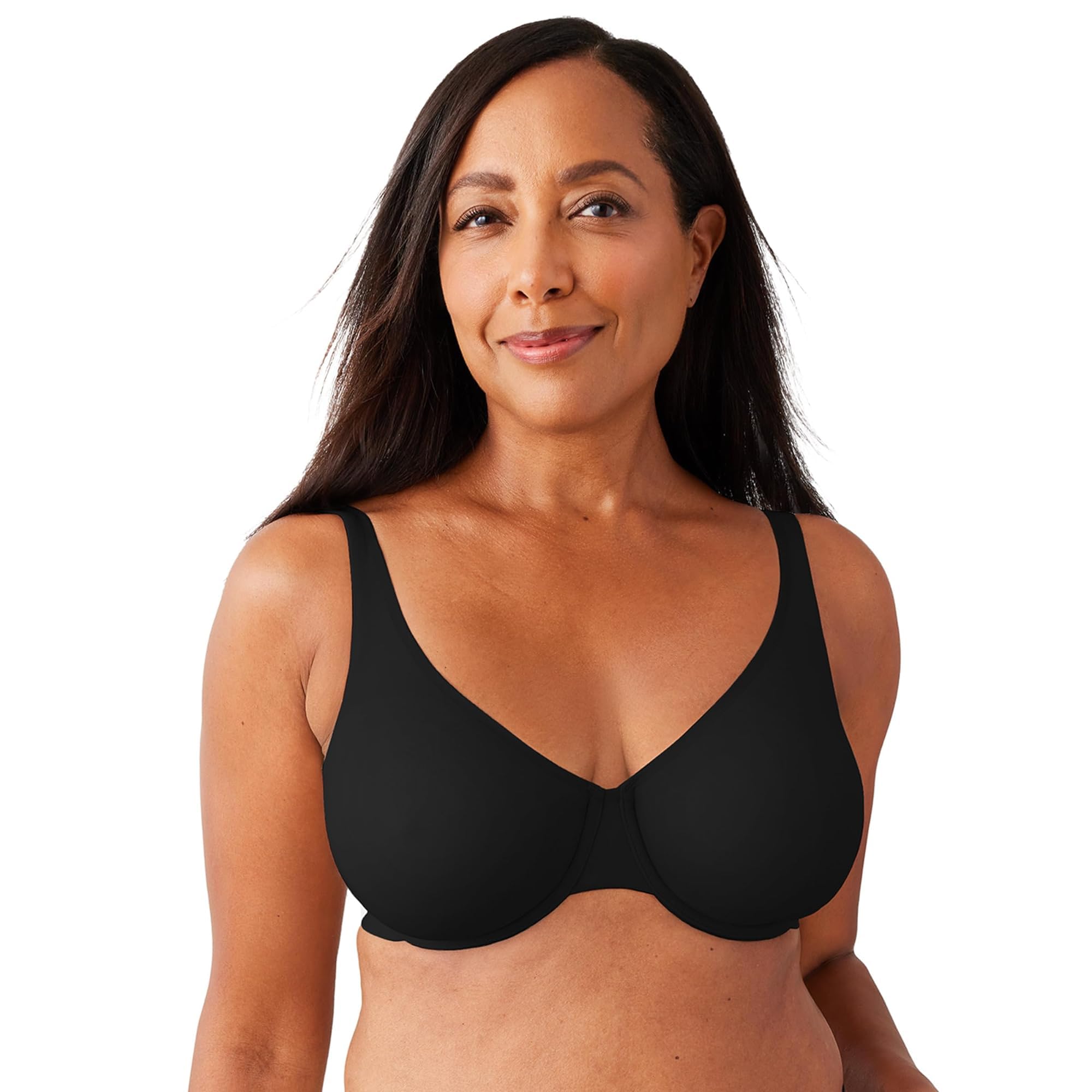Wacoal Women’s Comfortable Cool Underwire Bra, Black, 44D
