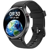 Fitpolo Smart Watch for Men Women,1.3" AMOLED Touchscreen Fitness Tracker, Make/Answer Calls, Heart Rate SpO2 Monitor, IP68 Waterproof, Sleep & Activity Tracking Smartwatch for Android Phones iPhone