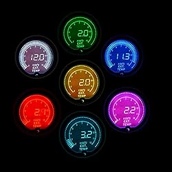 LEVANLIGHT Black 7 Color LED 1200 ℃ Pyrometer