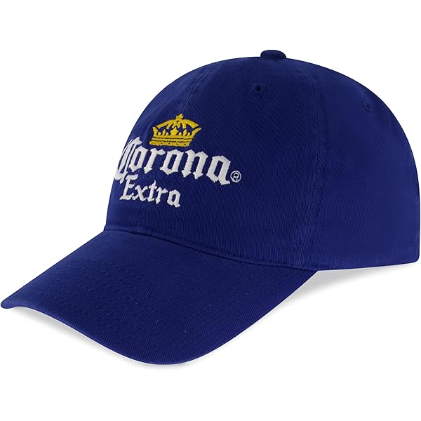 Axowr Corona Hat Embroidered Logo for Men and Women Black, Black