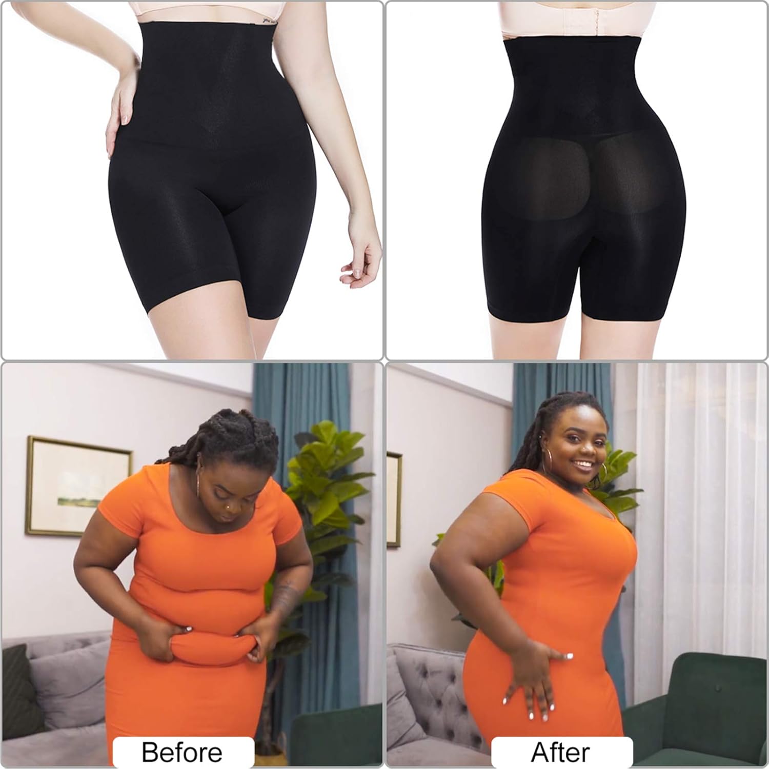 Body Shaper Shorts for Women Tummy Control Shaperwear Panties Slip Shorts Under Dresses Slimming Underwear at  Women’s Clothing store