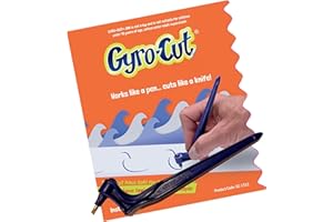 Genuine Gyro-Cut® Ultimate Craft Tool with Rotating Standard Cut Paper Blade - Stencil Making and Scrapbooking