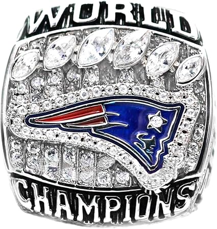 Mvpring New England Patriots Super Bowl Liii Ring Nfl 2018 2019 Brady Championship Replica Rings 10 2019 New England Patriots Rings Amazon Canada