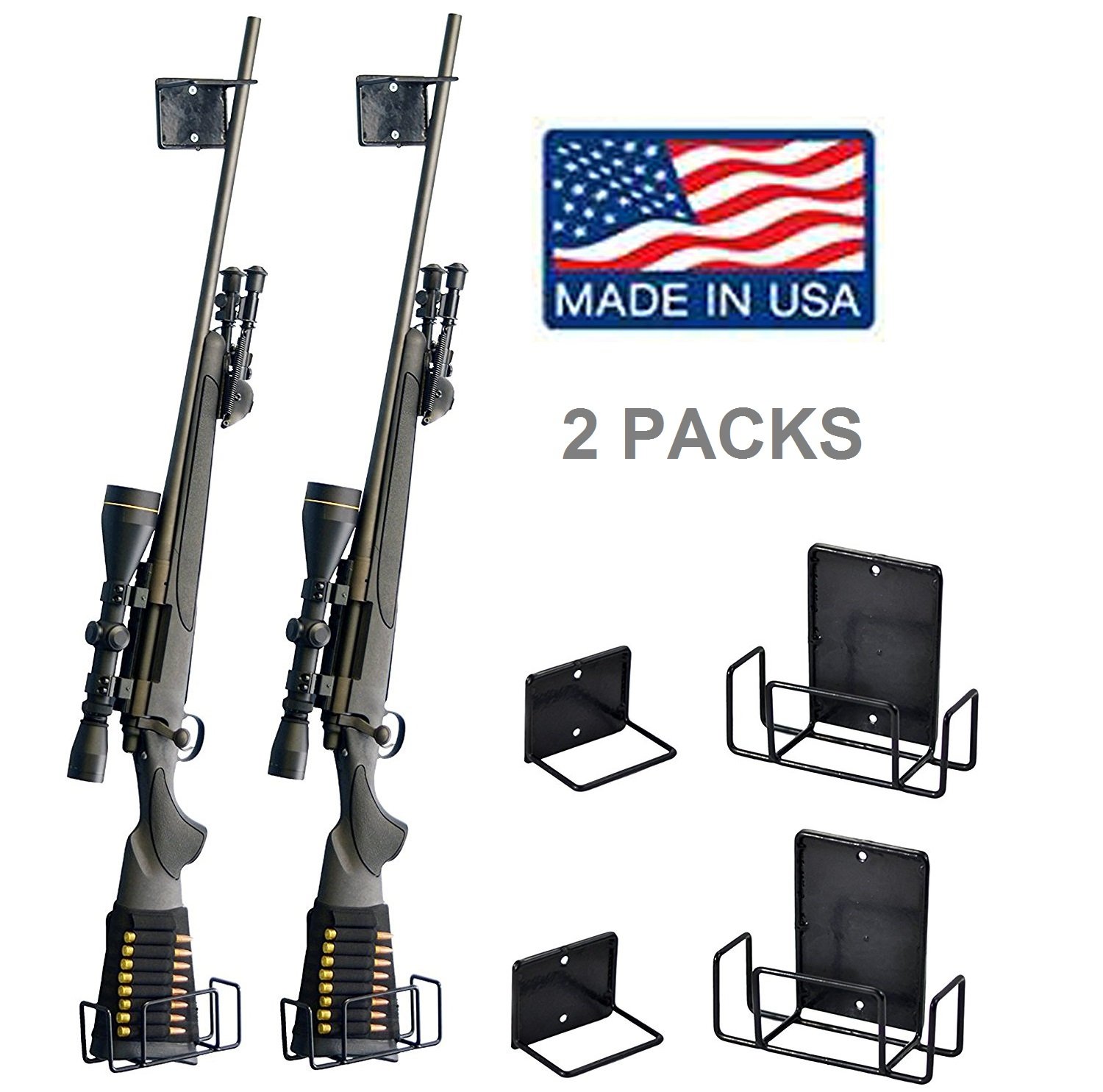 Galleon Pack Of 2 Safety Solutions Gun Accessories Mount Anywhere
