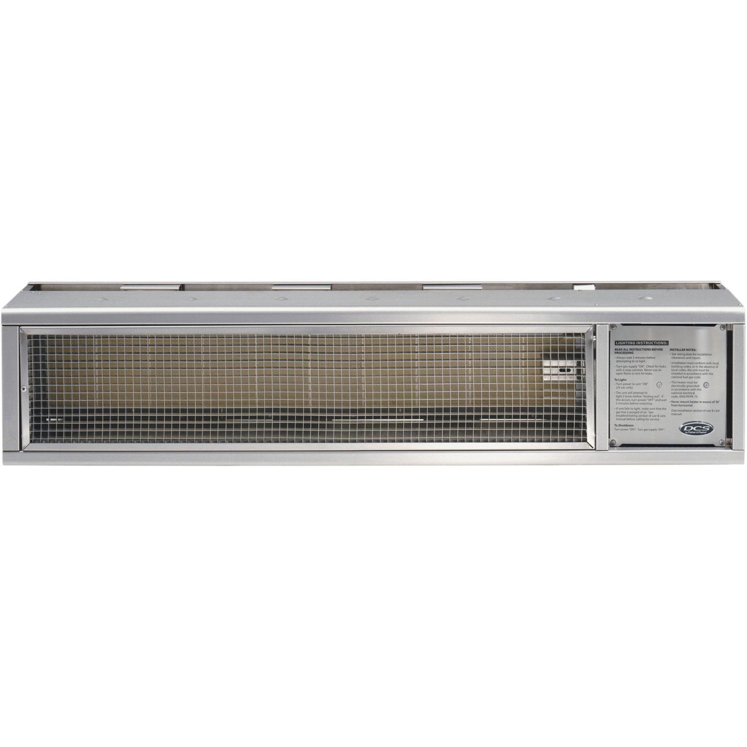 DCS DRH-48N Built In Patio Heater, Natural Gas, Brushed Stainless Steel