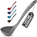 Zulay Soup Ladle Spoon with Comfortable Grip