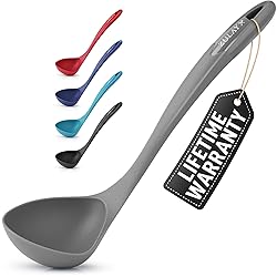 Zulay Soup Ladle Spoon with Comfortable Grip