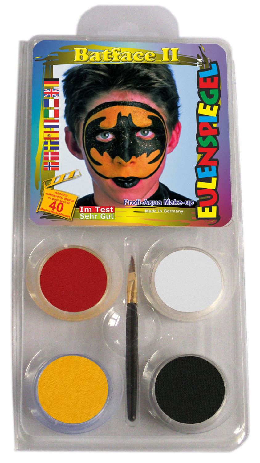 Eulenspiegel Design-A-Face Face Paint Pack - Batface 1