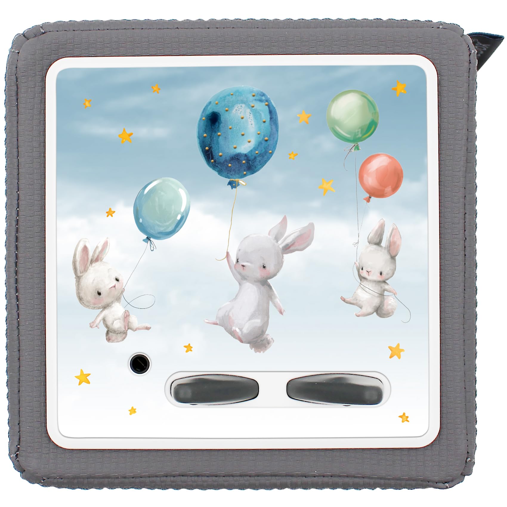 yabaduu Protective Film Cover for Toniebox Perfect Fit Self-Adhesive Child-Friendly Film Accessories for Children Toys (Y031-42 Rabbit Balloon, Without Name of Choice) โ image 1