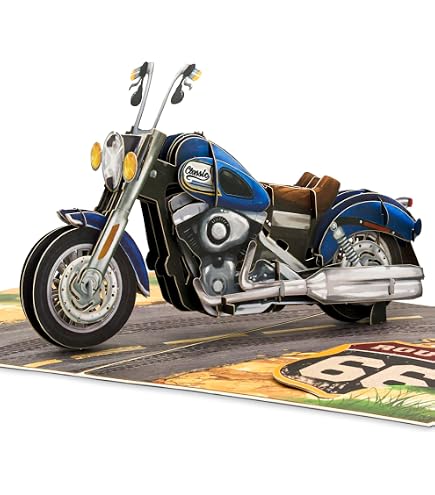 Artery8 Weihnachtskarte „Biker Santa“ – 17,5 X 12,5 Cm, 280 G/m² Karton, Mit Umschlag, Blanko Innen