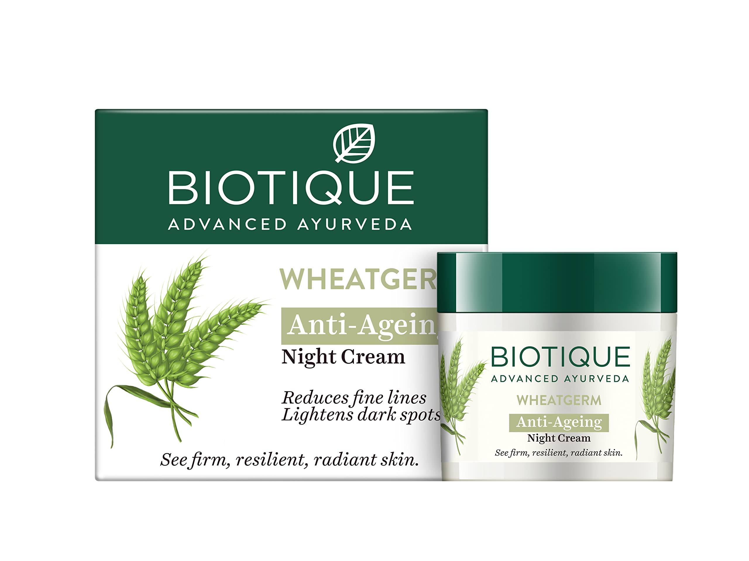 Biotique Wheat Germ Firming Face and Body Cream for Normal to Dry Skin