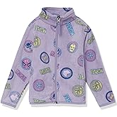 Amazon Essentials Disney | Marvel | Star Wars | Princess Girls and Toddlers' Polar Fleece Full-Zip Mock Jackets