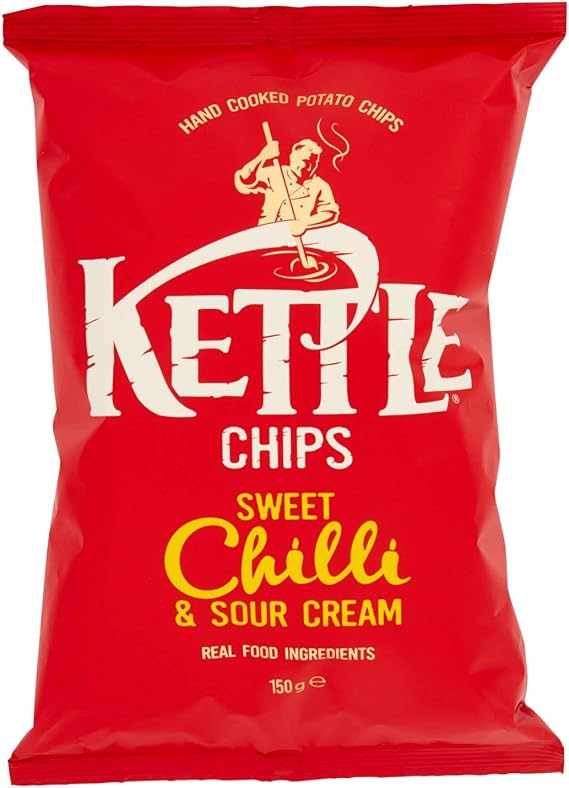 Kettle Chips Patatas Fritas con Picante Dulce y Crema Agria Paquete