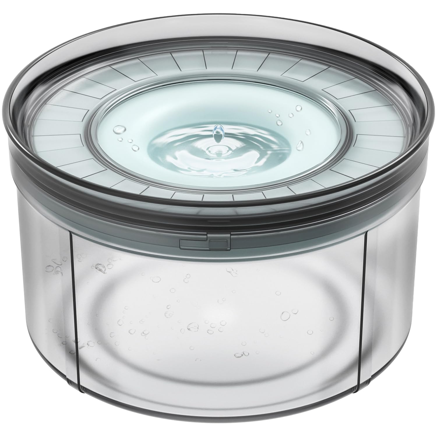 Photo 1 of Techphardo 1Gallon No Spill Dog Water Bowl-3.8L Large Capacity, BPA-Free, Anti-Splash & Anti-Digging Design with Non-Slip Base for Messy Drinkers