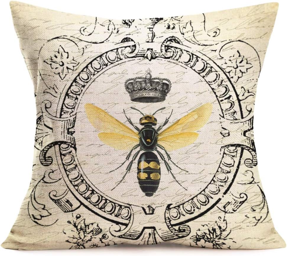 Amazon Com Royalours Throw Pillow Covers Modern Vintage French