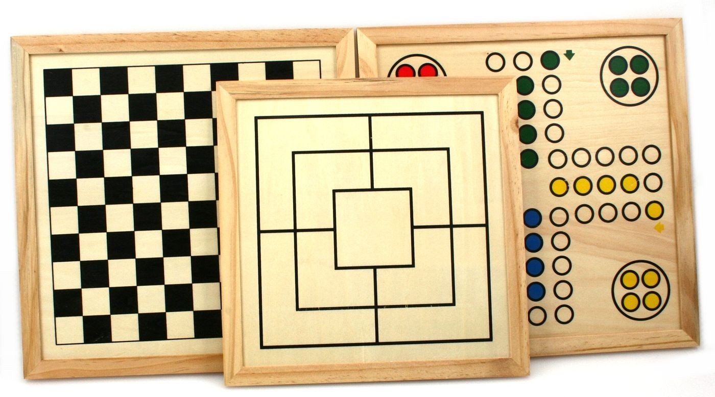 juegos reunidos de madera 10 en 1