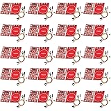 DAOKI 20 Set TTP223 Capacitive Touch Switch Button Self-Lock Module for Arduino with 30 Pin Header Black, Yellow, Red Dupont 